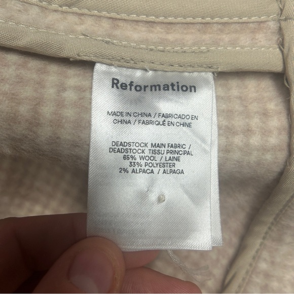 EUC Reformation Double-Breasted Women's Coat Size XL - Picture 12 of 15